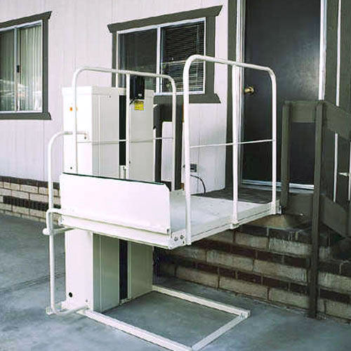 VPL Wheelchair elevator lifts are for mobile home porch steps