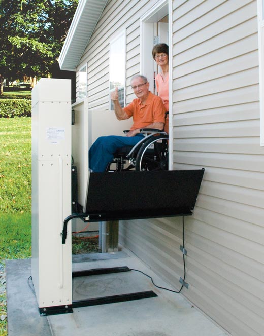 Los Angeles porch mobile home wheelchair lift elevators