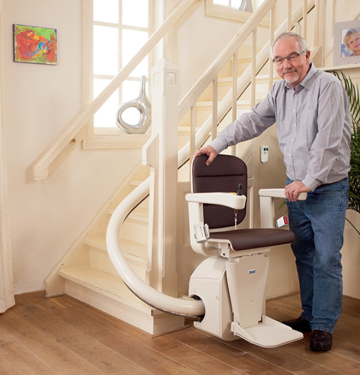 San Jose outdoor stairchair exterior chairlift outside chair stair lift